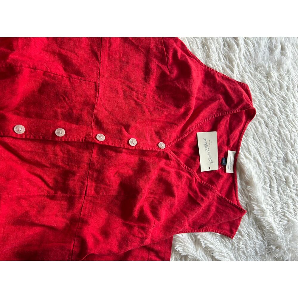 Universal Thread Red Button Front Maxi Dress XL L… - image 7